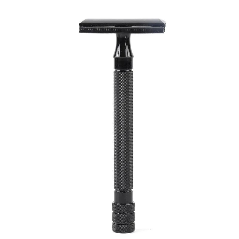 Men's Double Edge Safety Razor | Stainless Steel + Titanium Blade