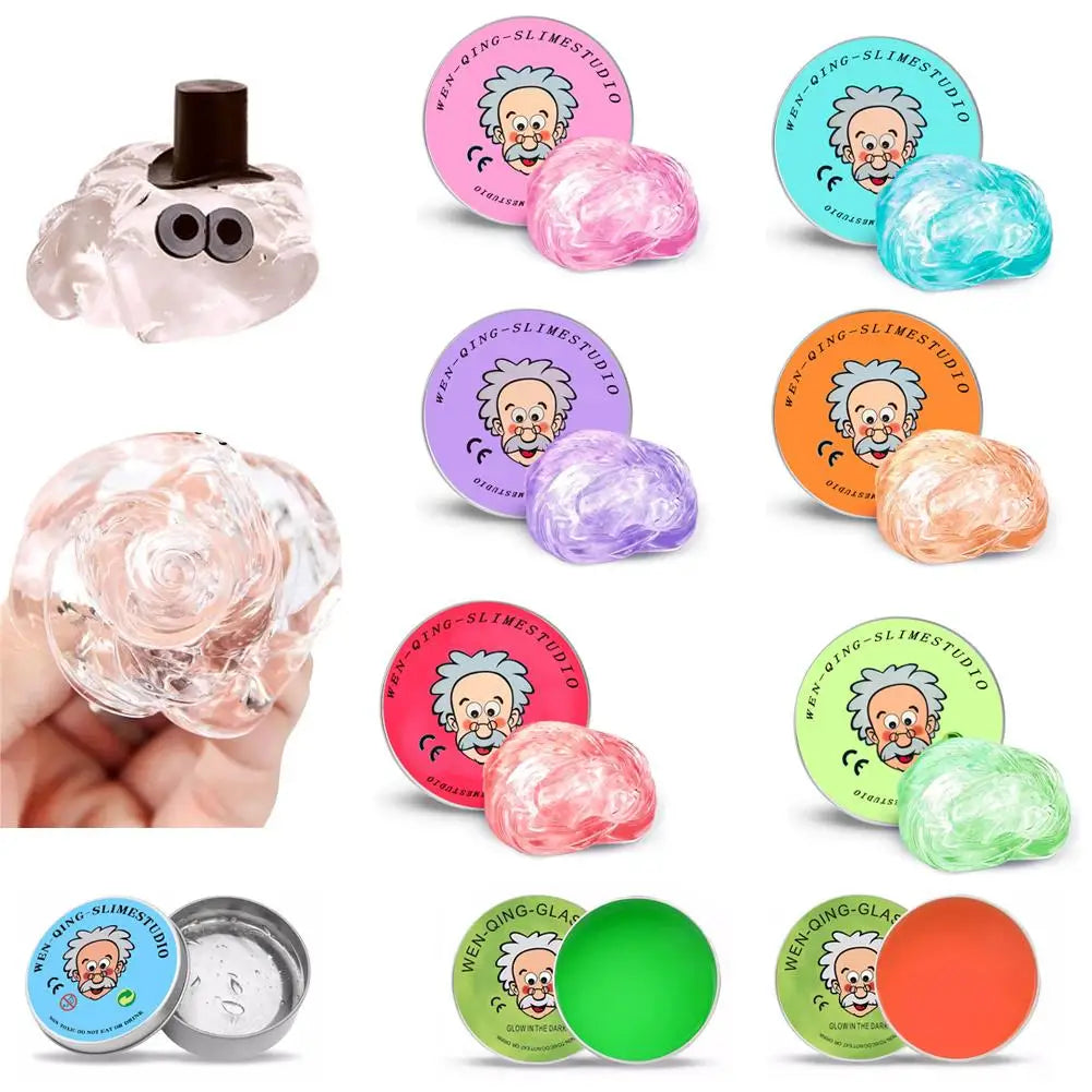 Reusable Putty Bouncy Slime Toy Set for Stress Relief Peaceful Pleasures Health and Wellness