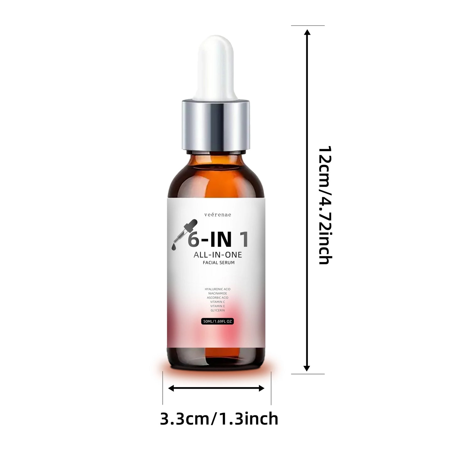 Vérenae 6-in-1 Facial Serum – Hydration & Vitamin Concentrate