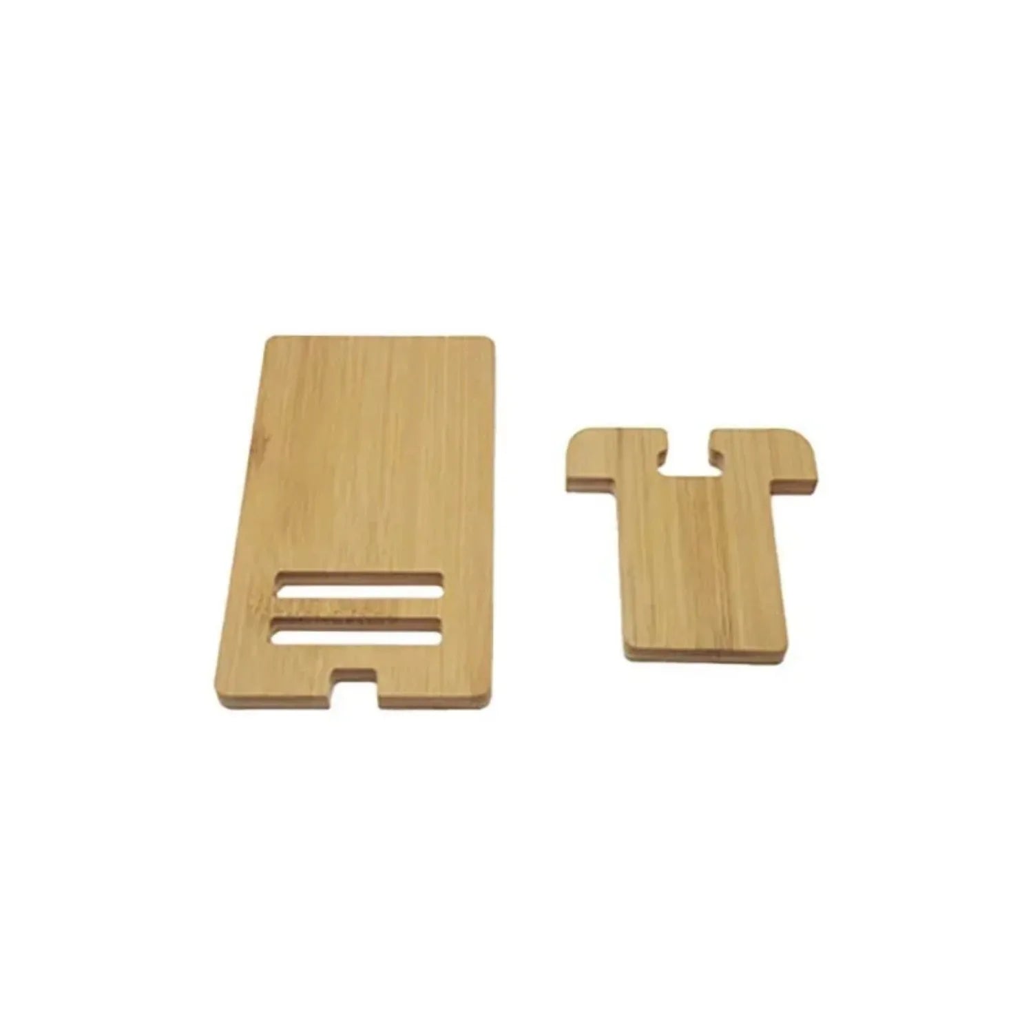 Desktop Bamboo Phone Holder Practical Wooden Smartphone Charging Stand Creative Lazy Multi-functional Stand Peaceful Pleasures Health and Wellness 1PC