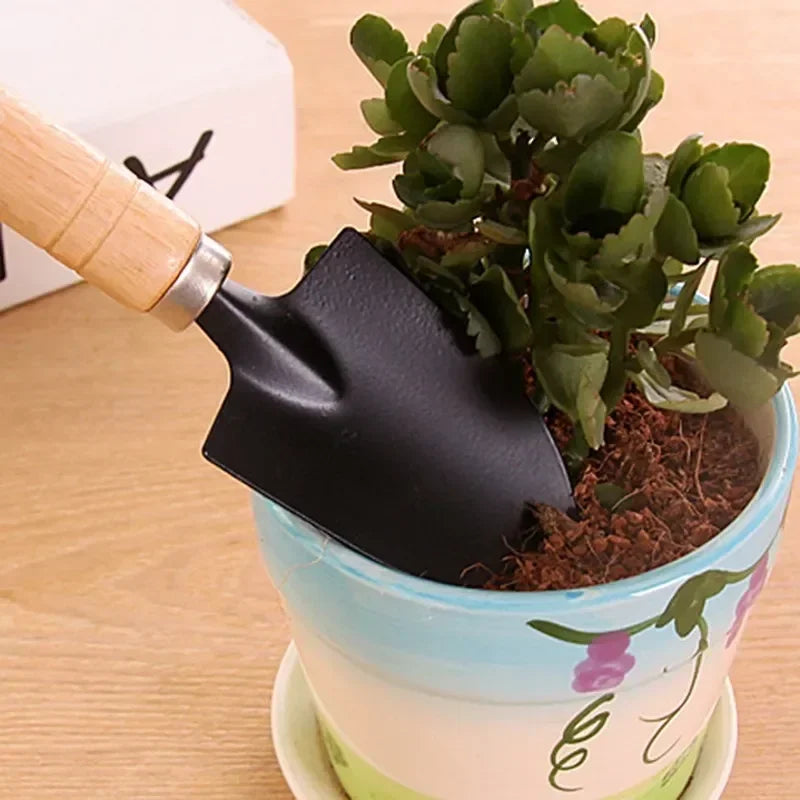 3Pcs/Set Mini Garden Tool Set For Garden Plants Flower Pot Cactus Vegetables Digging Weeding Indoor Small Plants Garden Tools Peaceful Pleasures Health and Wellness