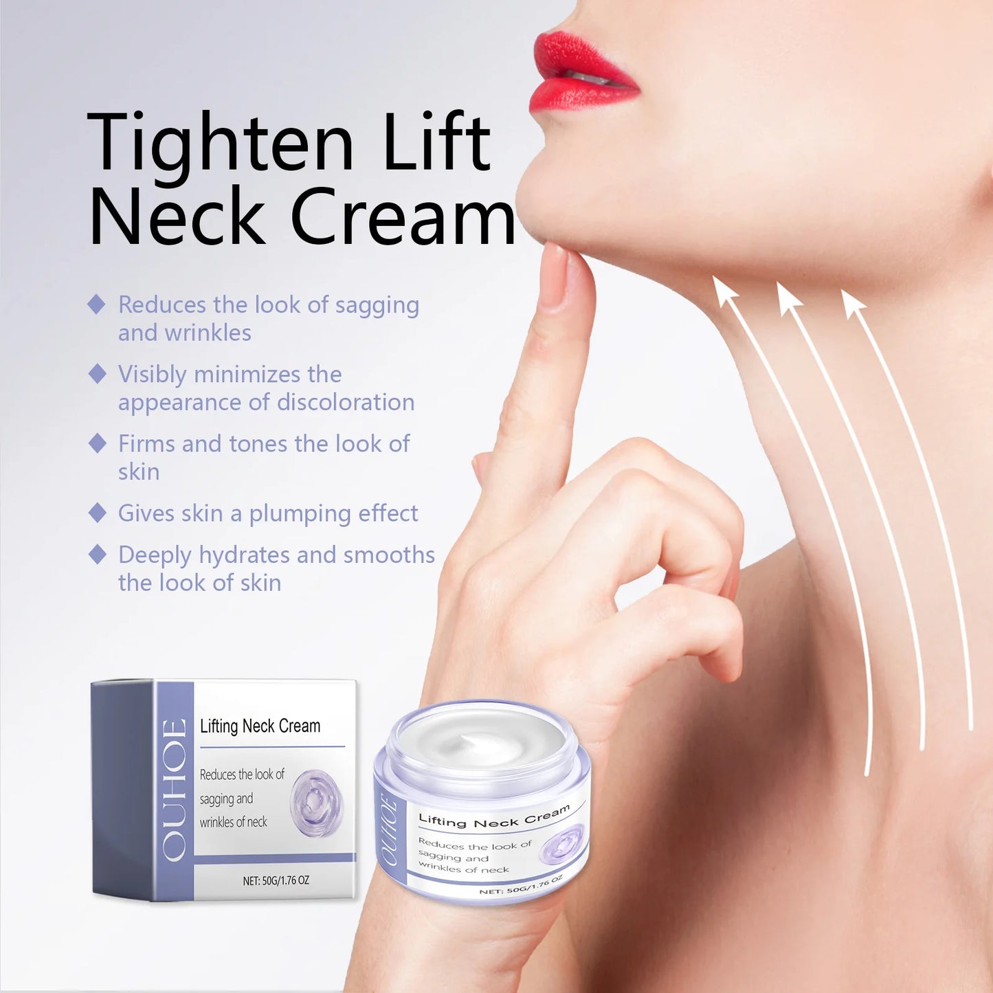 Neck Firming Cream – Anti-Wrinkle Hydrating Treatment 50g