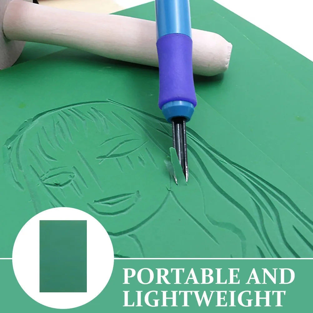 5Pcs PVC Cutting Mats Professional Engraving Plates Non-Slip Carving Boards Handcraft Protective Cutting Pads for Art Crafts Peaceful Pleasures Health and Wellness