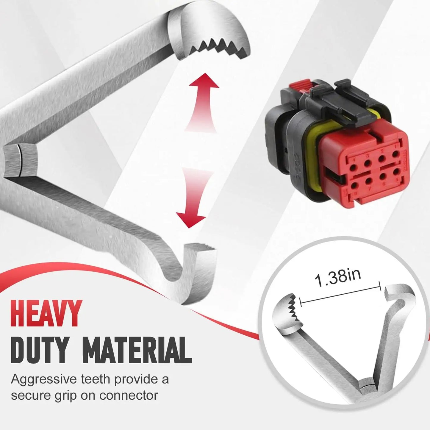 2-Piece Automotive Electrical Connector Disconnect Pliers Set