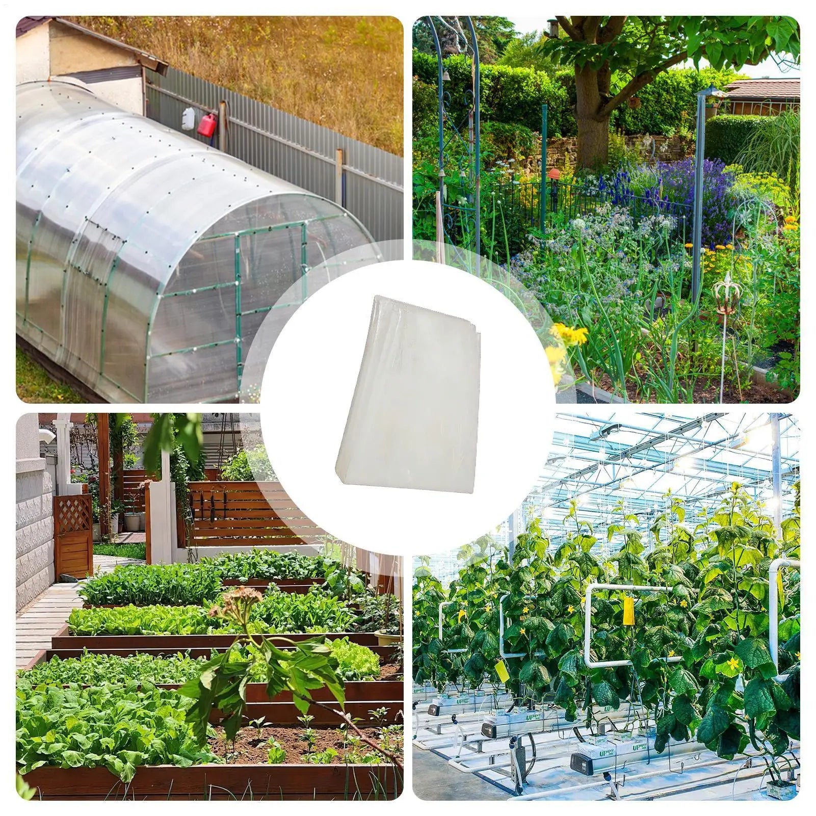 UV Resistant Tear-Proof Clear Greenhouse Film 2x10m Cover Greenhouse Film Cover Peaceful Pleasures Health and Wellness China Mainland