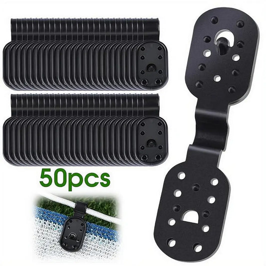 50Pcs Shade Cloth Clips Outdoor Lock Grip Plastic Clips Sunshade Netting Fastener Clamps Greenhouse Garden Net Fixing Peaceful Pleasures Health and Wellness