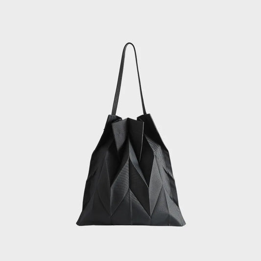 Chevron Foldable Canvas Tote Bag – Crossbody for Beach & Shopping Canvas Tote Bag Peaceful Pleasures Health and Wellness black