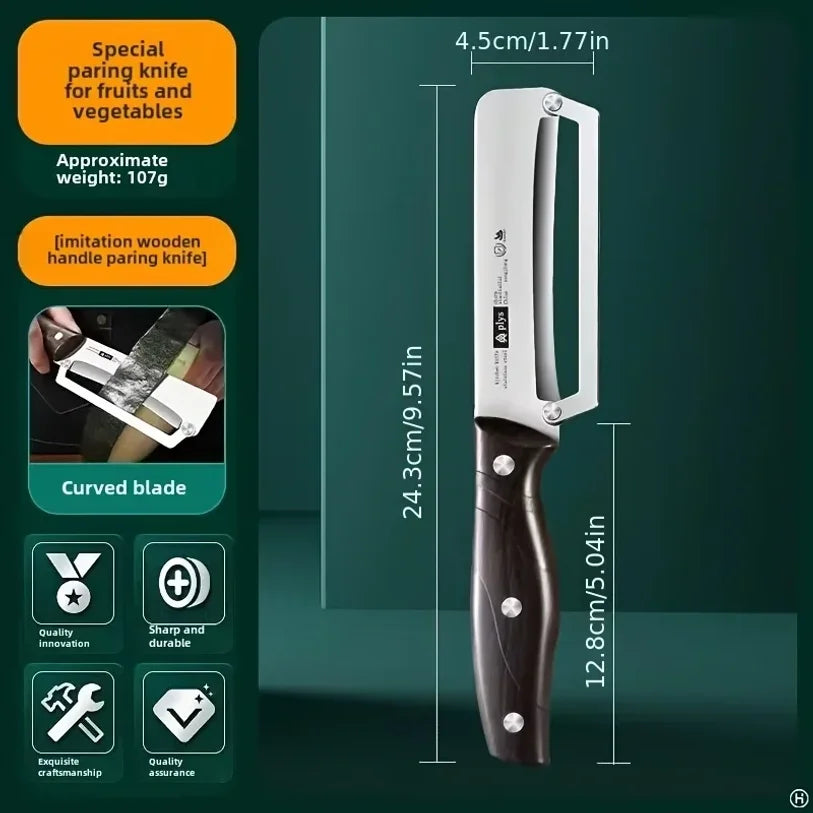 Stainless Steel Peeler Wooden Handle | Fruits & Vegetables