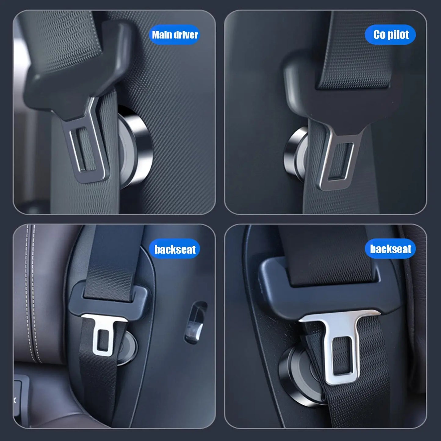 Magnetic Seat Belt Buckle Holder – Universal Car Stabilizer