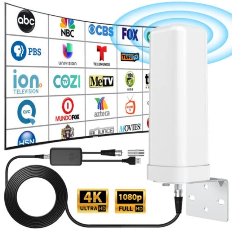 Outdoor Digital TV Antenna – 4K 1080P HD ATSC Amplifier