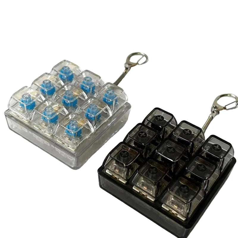 LED Mechanical Key Switch Tester – Fidget Toy 4/9 Keys