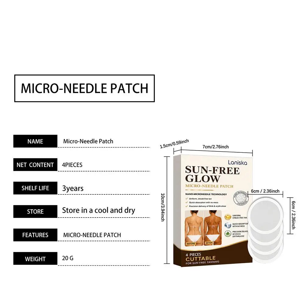 4PCS Body Tanning Care Patch Combined with Sunlight Exposure, It Can Accelerate Tanning Moisturize and Care for the Skin Unisex Peaceful Pleasures Health and Wellness