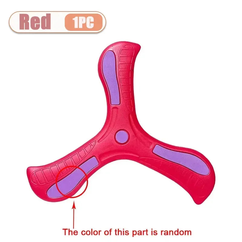 Tri-Blade Foam Boomerang for Kids – Safe Outdoor Flying Disc