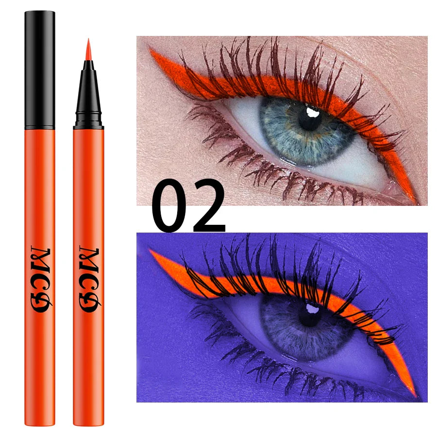 UV Neon Eyeliner Pen – Waterproof Fluorescent Liquid Eye Liner