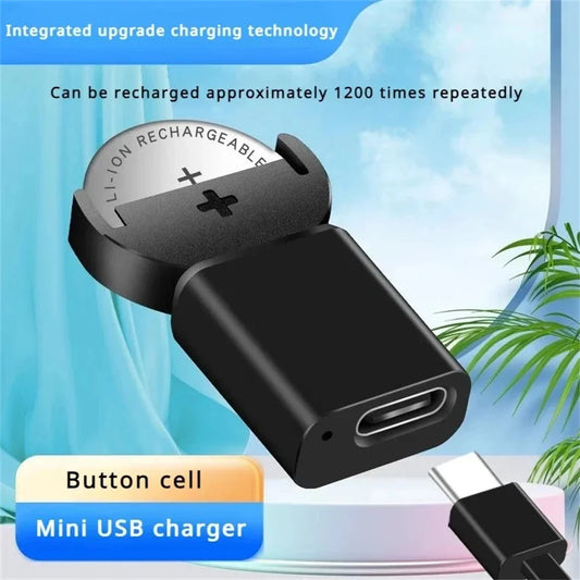 USB-C Coin Battery Charger for LIR2032 LIR2025 ML2032 ML2025