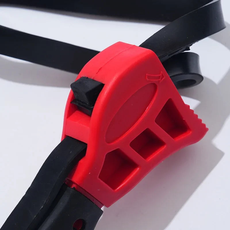 Multifunction Adjustable Belt Wrench Tool Heavy Duty Universal Rubber Strap Spanner for Oil Filter Removal Car Repair Bottle Peaceful Pleasures Health and Wellness
