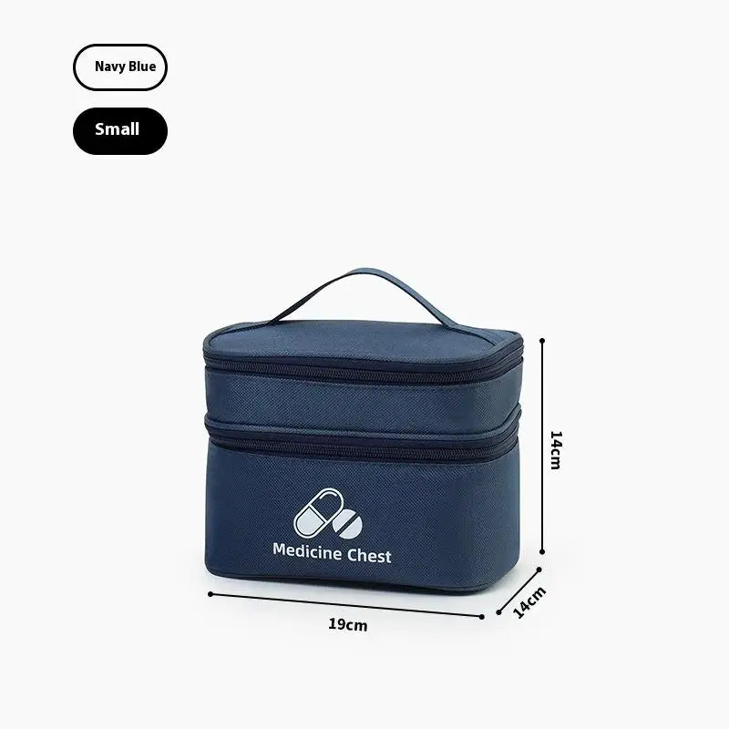 Double Layer First Aid Kit Bag – Oxford Cloth Travel Organizer