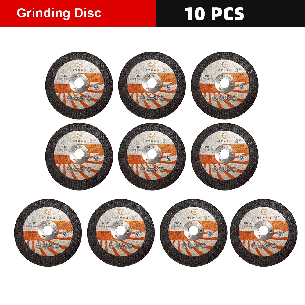 3inch Resin Sawblade Grinding Disc Electric Angle Grinder Attachment Cutting Wheel 75mm Diameter 10mm Bore Cutting Disc Peaceful Pleasures Health and Wellness 10pcs