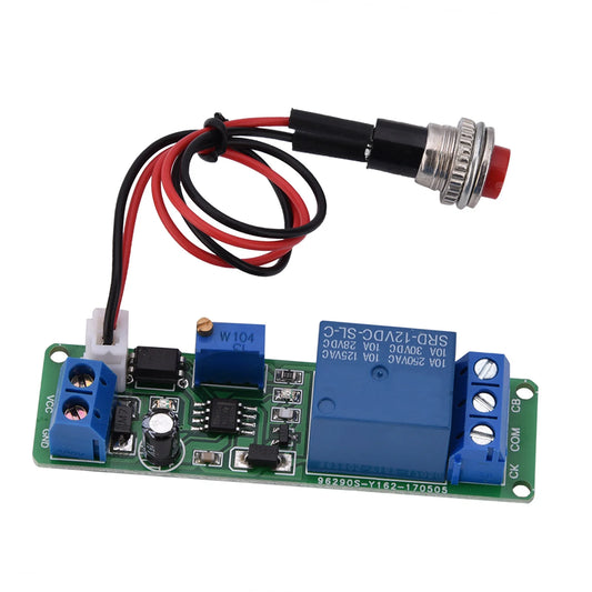 12V Adjustable Timer Delay Turn OFF Module Timing Relay Time 1~10sec Timer Module Timer Module Peaceful Pleasures Health and Wellness Default Title
