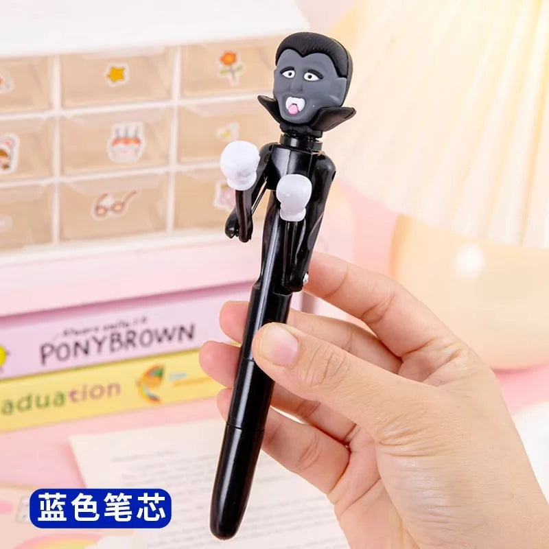 Funny Boxing Ballpoint Pen Blue Ink Creative Pumpkin Monster Santa