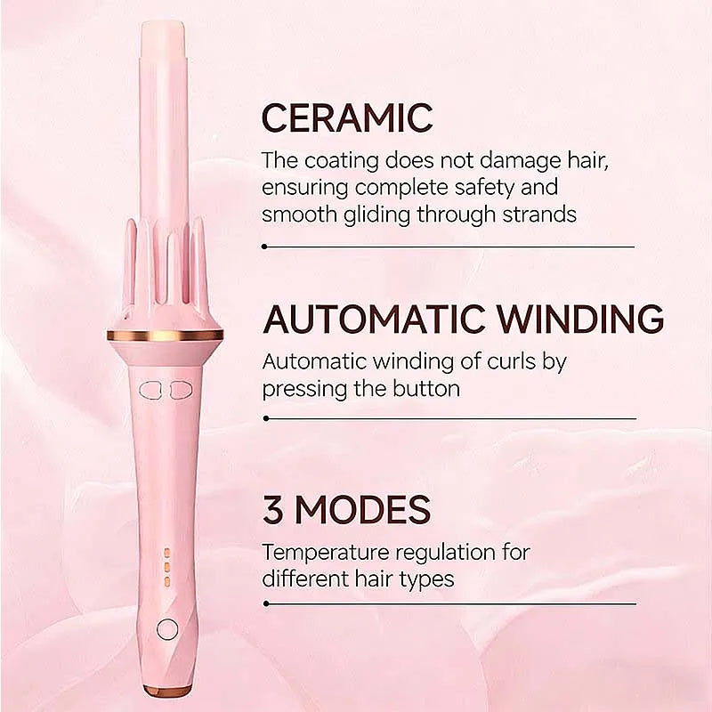 Hair Curler Cross-Border Automatic Curler 28mm Electric Rotation Large Volume Wave Foreign Trade Peaceful Pleasures Health and Wellness