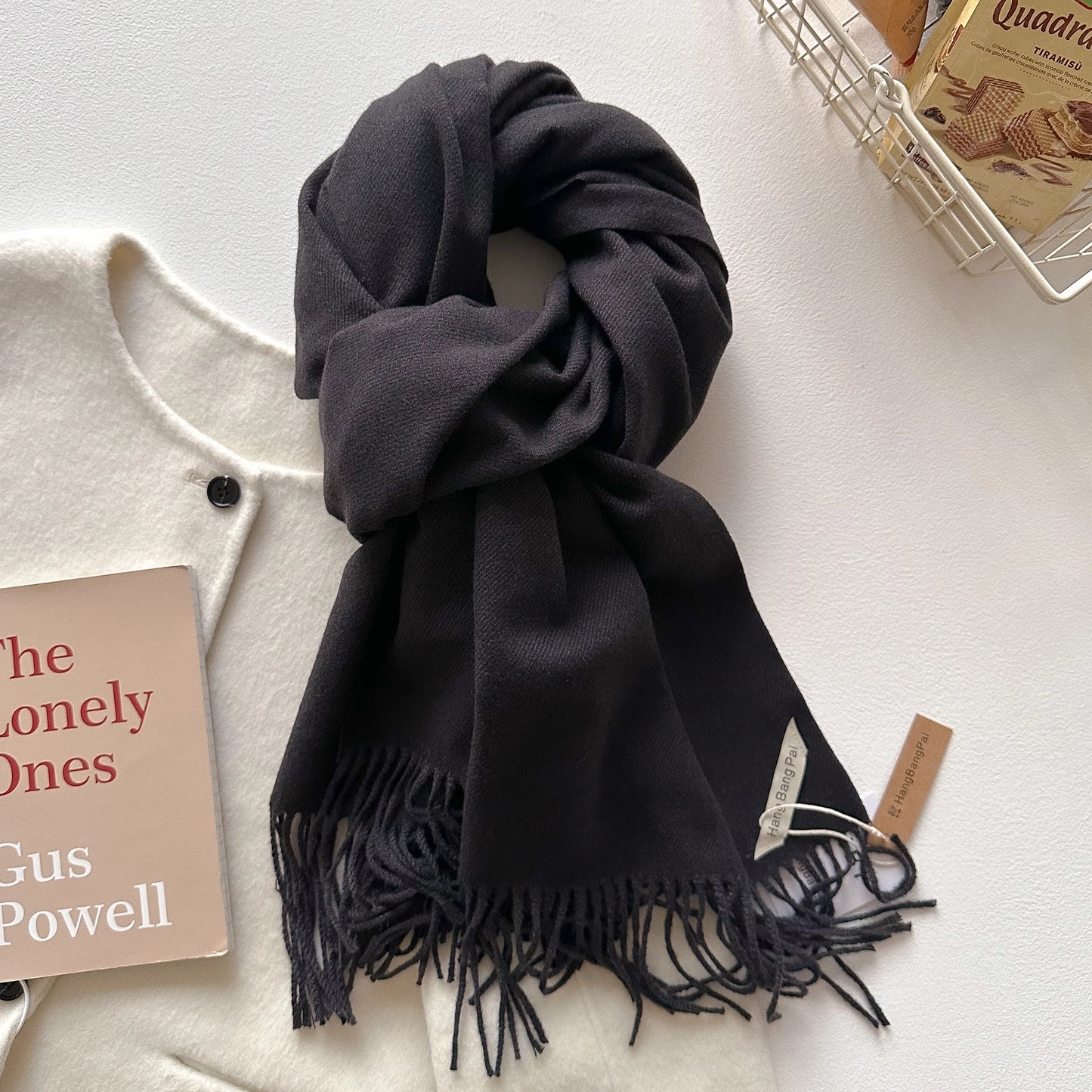 Women's Long Knit Winter Scarf – Shawl Wrap & Pashmina