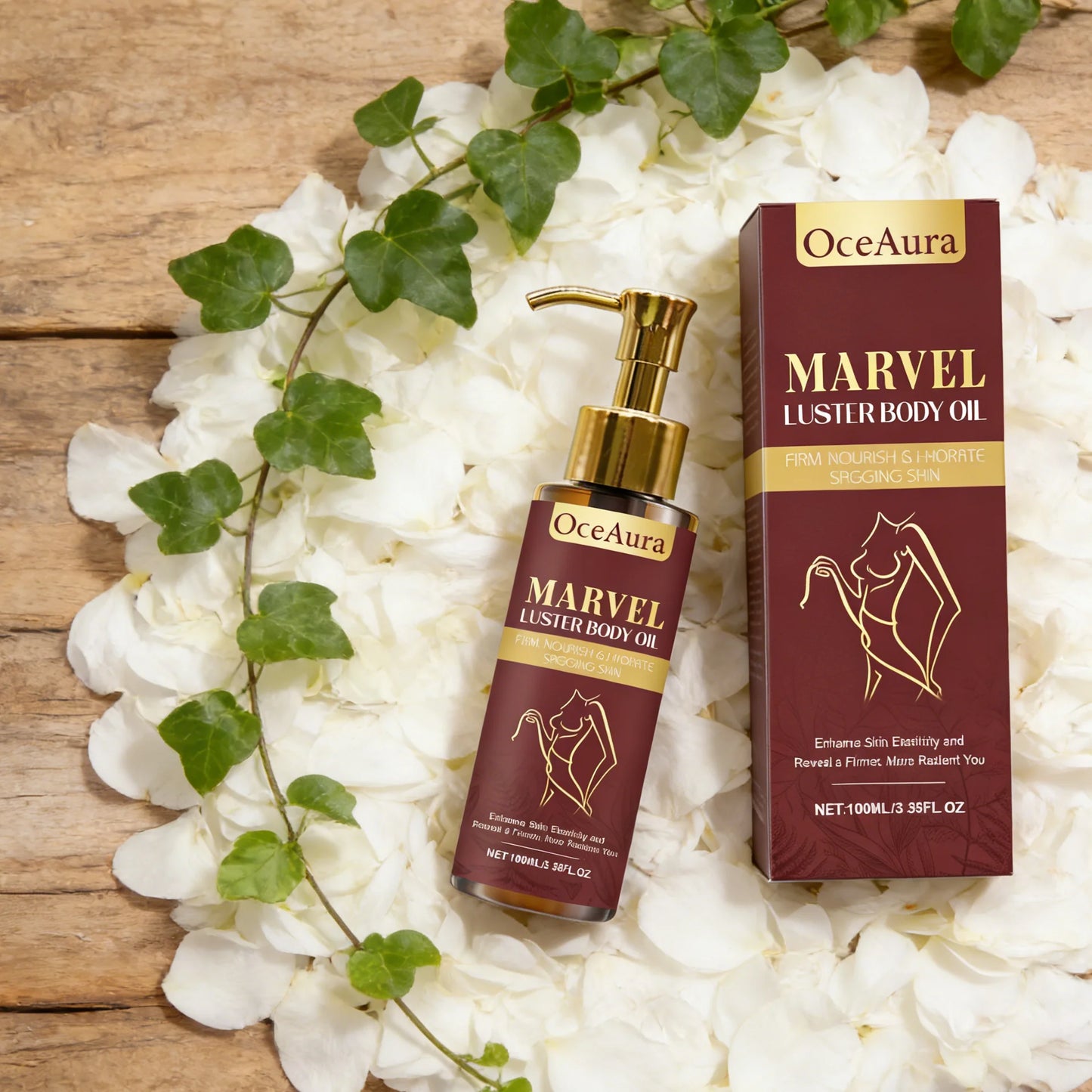 OceAura Plant Body Oil – Hydrate, Fade Lines & Firm Skin