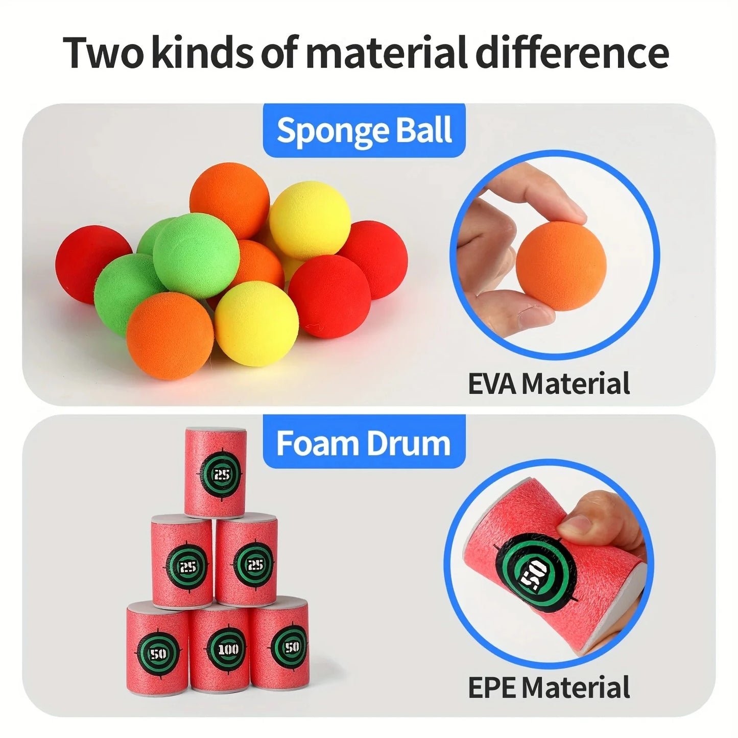 Soft Bullet Target Practice Toy for Kids – Outdoor Shooting Game