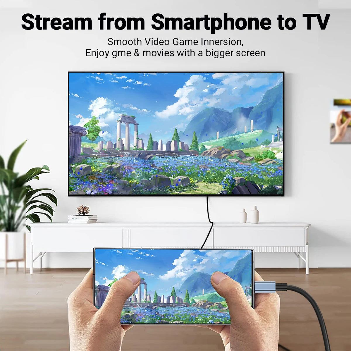 USB-C to HDMI 2.1 Cable 8K@60Hz 4K@120Hz | MacBook Samsung iPad