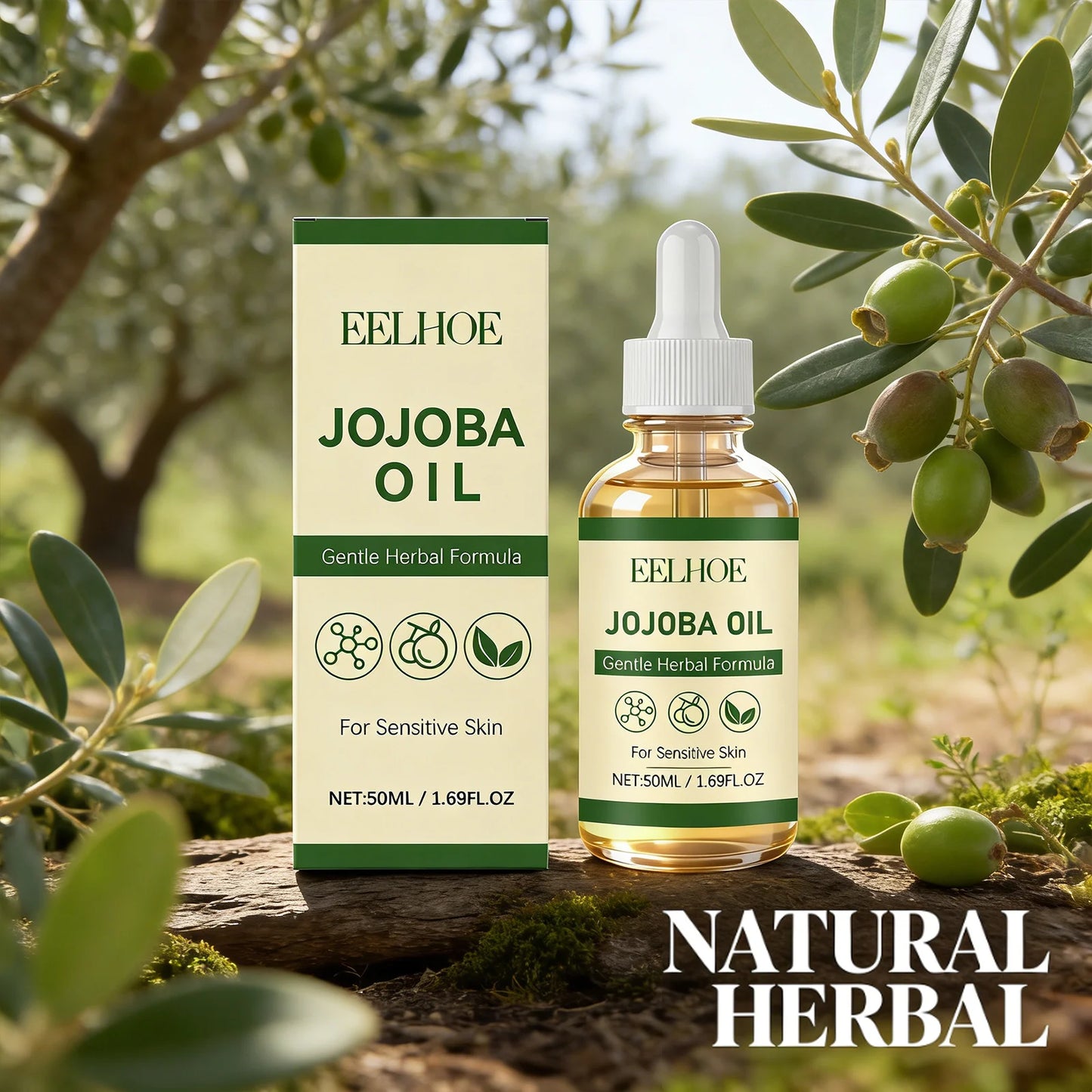 Herbal Essential Oil Nourishing Softening Skin Improve Elasticity Smoothing Hair Reducing Frizz Moisturizing Massage Jojoba Oils Peaceful Pleasures Health and Wellness