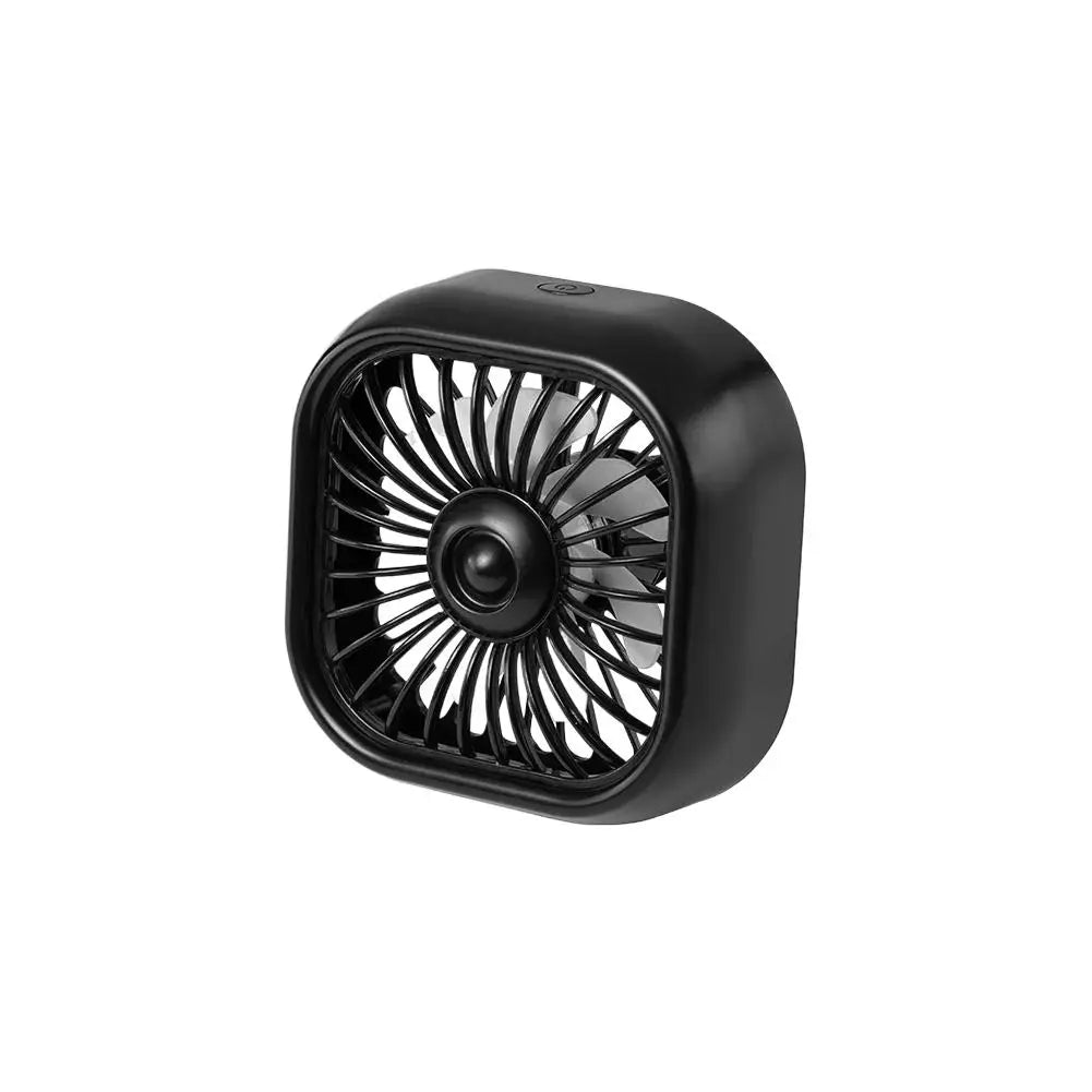 Universal Auto Air Outlet Fan Mini USB Powered With LED Mood Light 360 Adjustable Swivel Clip On Vent Quiet Portable Fan Peaceful Pleasures Health and Wellness A