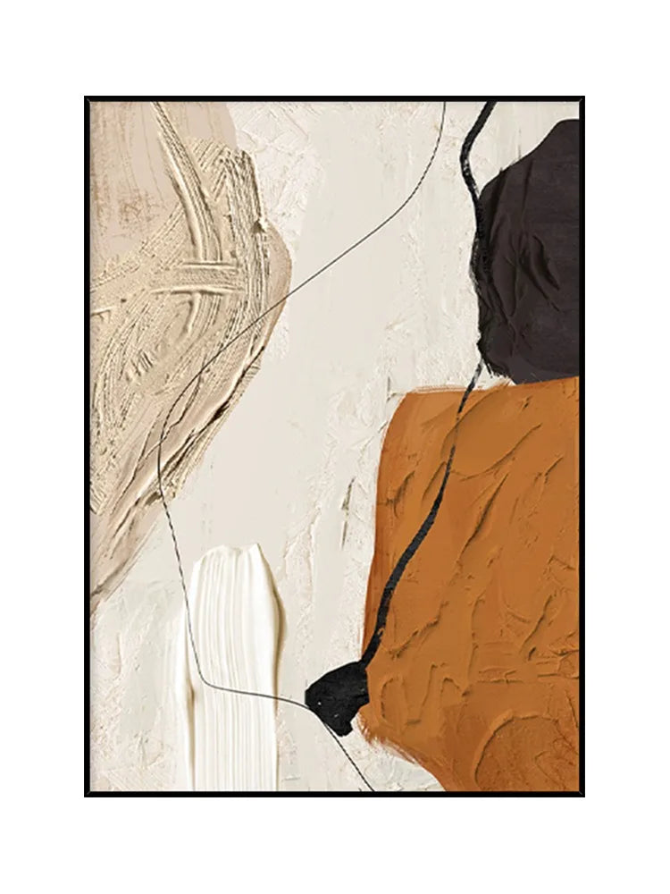 Hand-painted Abstract Pictures Oil Paintings Customizable on demand Modern Warm Colors On Canvas living A room Bedroom Wall Art Peaceful Pleasures Health and Wellness No Frame 135x200cm