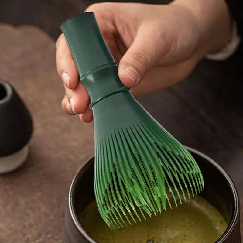 Matcha Green Tea Brushes Traditional Matcha Whisk Reusable Resin Matcha Whisk Chasen Dishwasher Safe Matcha Stirrer Peaceful Pleasures Health and Wellness
