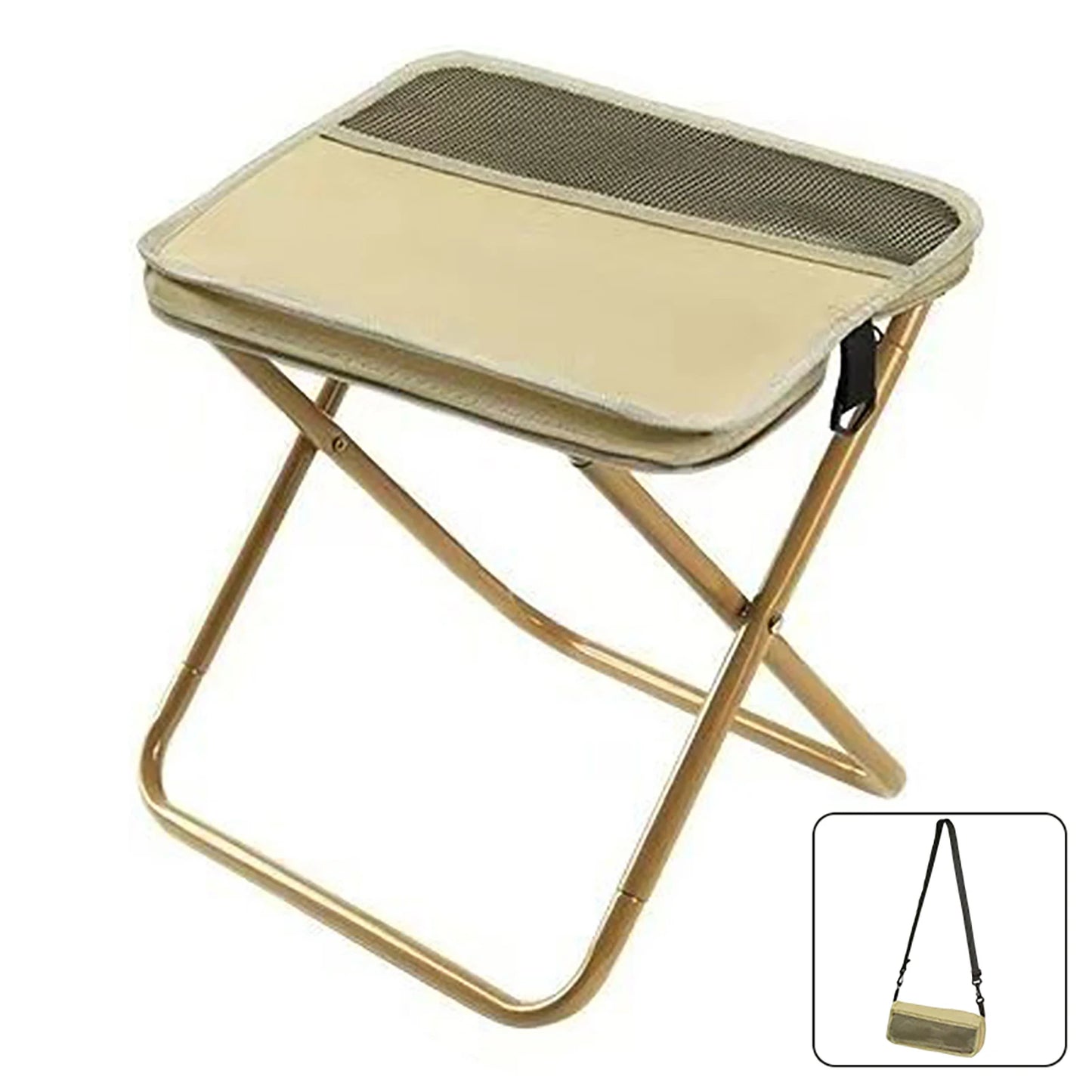 Portable Folding Camping Stool with Carry Bag – Lightweight