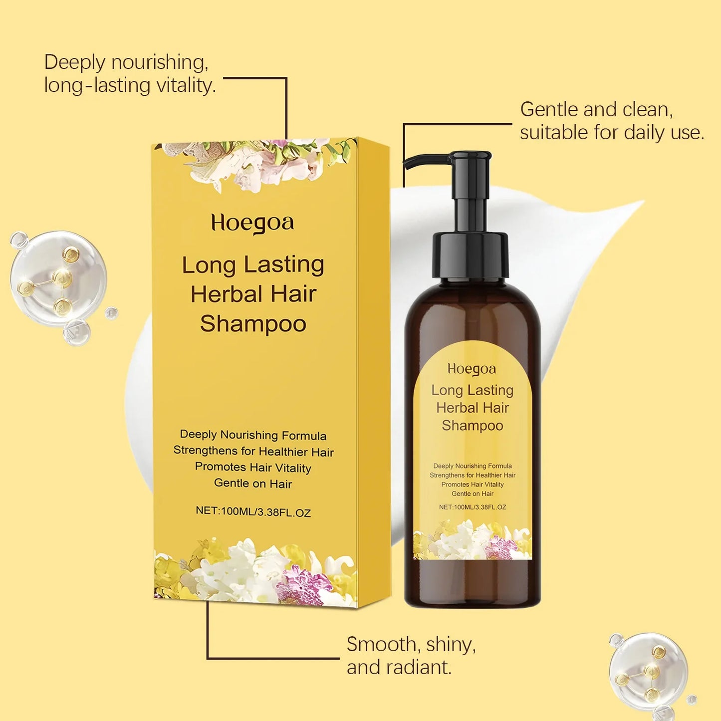HOEGOA Jasmine Nourishing Shampoo – Oil Control & Hair Growth