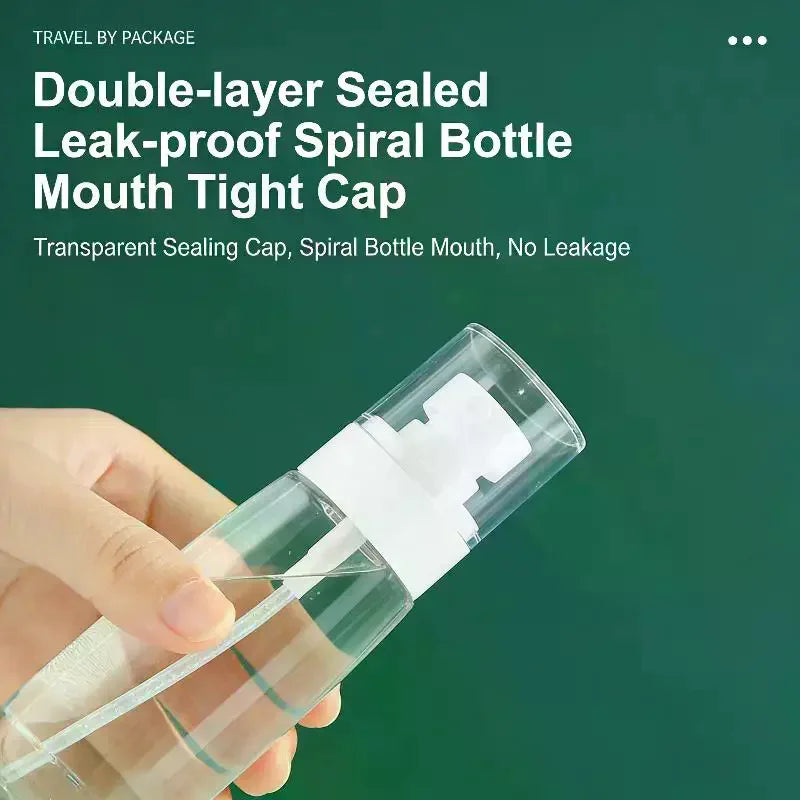 3-Piece Small Spray Bottle Travel Fine Mist Mini Empty Spray Bottle Leak-Proof Refillable For Toner Facial And Hair Spray Peaceful Pleasures Health and Wellness