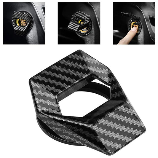 Car Engine Start Stop Switch Button Cover Ignition Anti-scratch Protection Decorative Car Auto Accessories Interior Car-Styling Peaceful Pleasures Health and Wellness