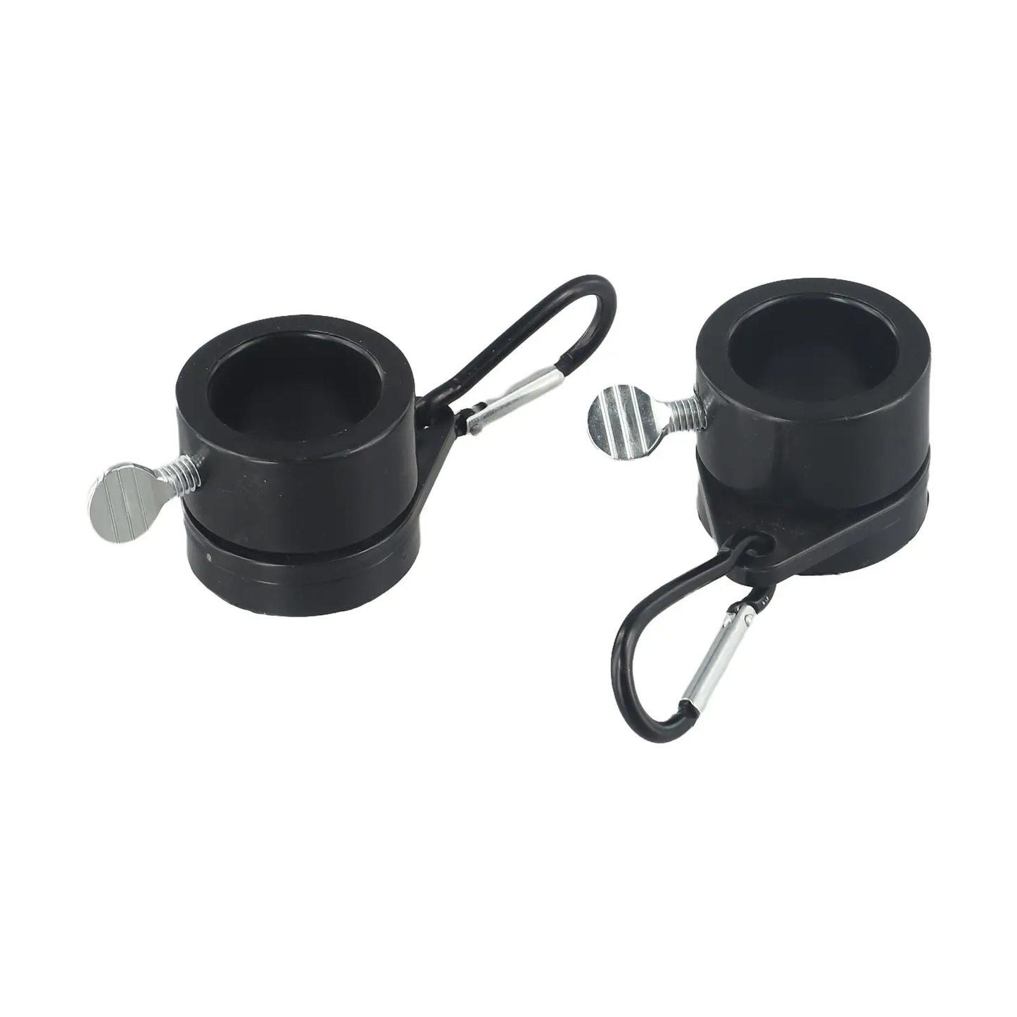 1 Pair 360 Degrees Rotating Flag Mounting Rings Flagpole Grommet Clip