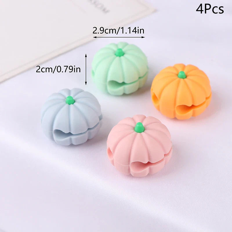 Cute Pineapple Cable Winder Cord Organizer Clips – 2/4 Pack
