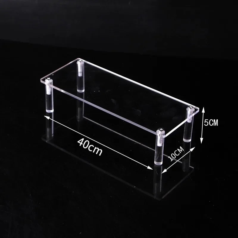 Iridescent Acrylic Display Riser Stand 1–5 Tier Shelf Organizer