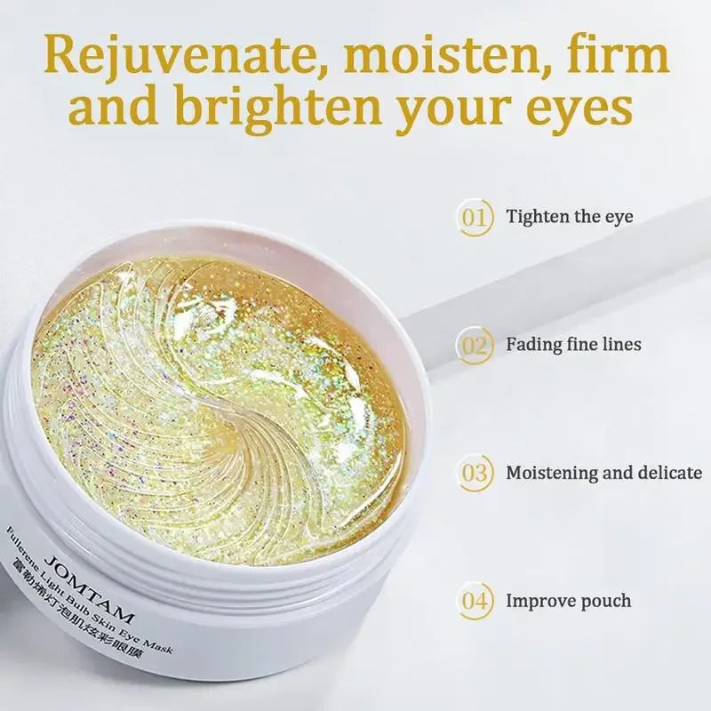 60-Piece Crystal Collagen Eye Masks – Hydrating & Firming Patches