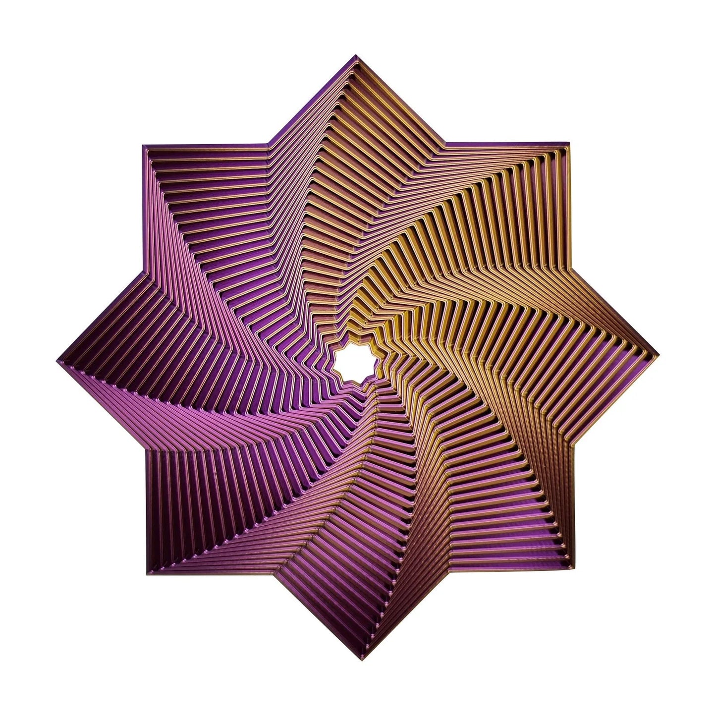Octagonal Fidget Fidget Octagonal Toy 3D Printing Geometric Illusion Antistress Fidget Toys For Stress Sensory Party Games Peaceful Pleasures Health and Wellness Gold One Size