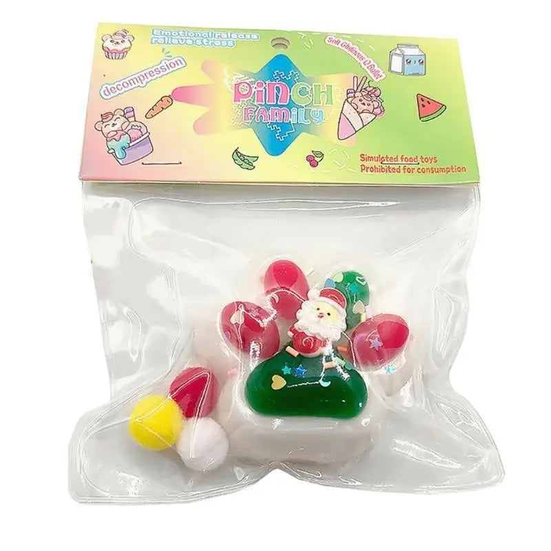Cat Paw Squeeze Stress Relief Toy – Christmas Sensory Gift
