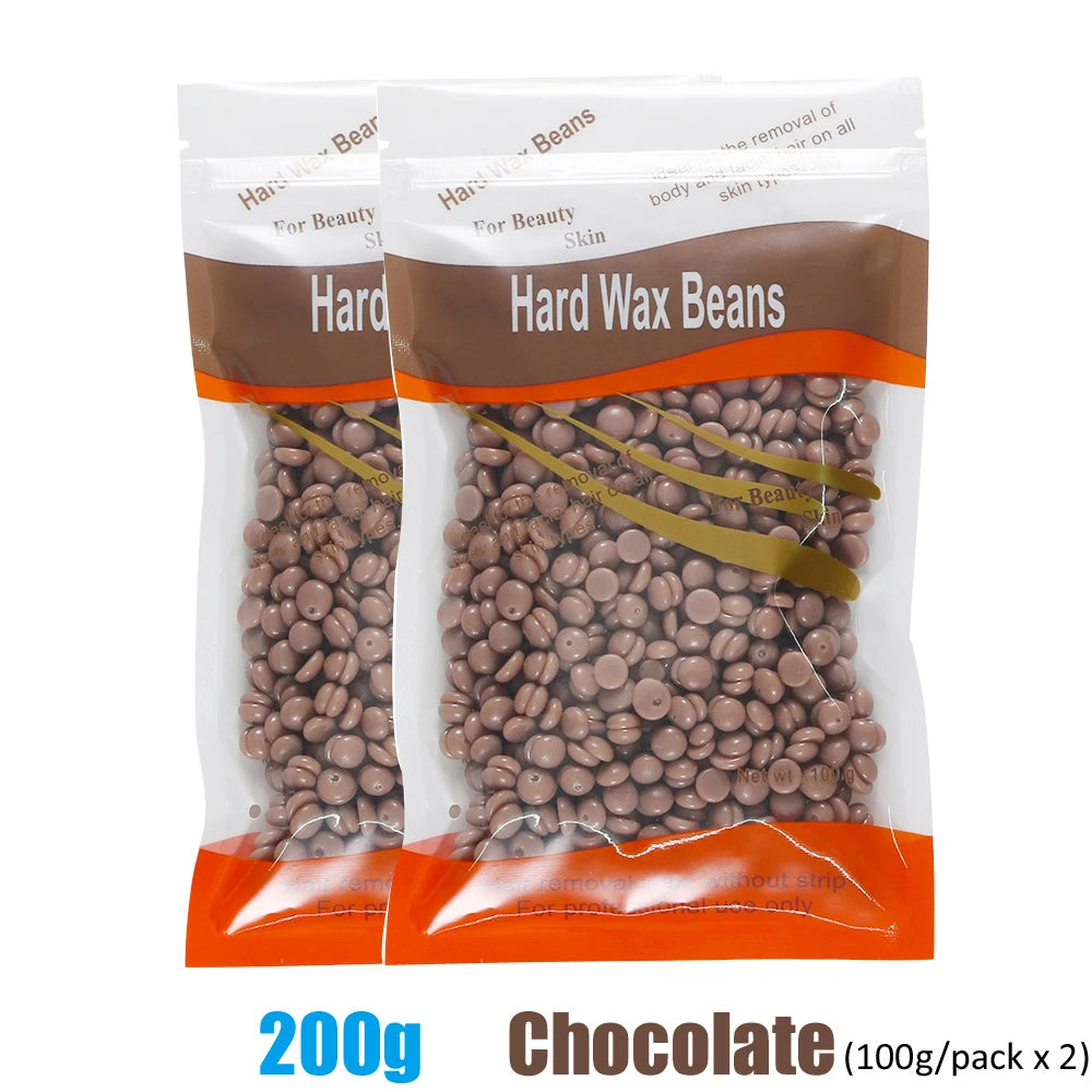 2026 Top Selling！500ML Hair Removal Wax Melting Machine Quick Heater Melting Pot for Wax Beans Waxing Treatment/Wax Beans Peaceful Pleasures Health and Wellness 200g-Chocolate