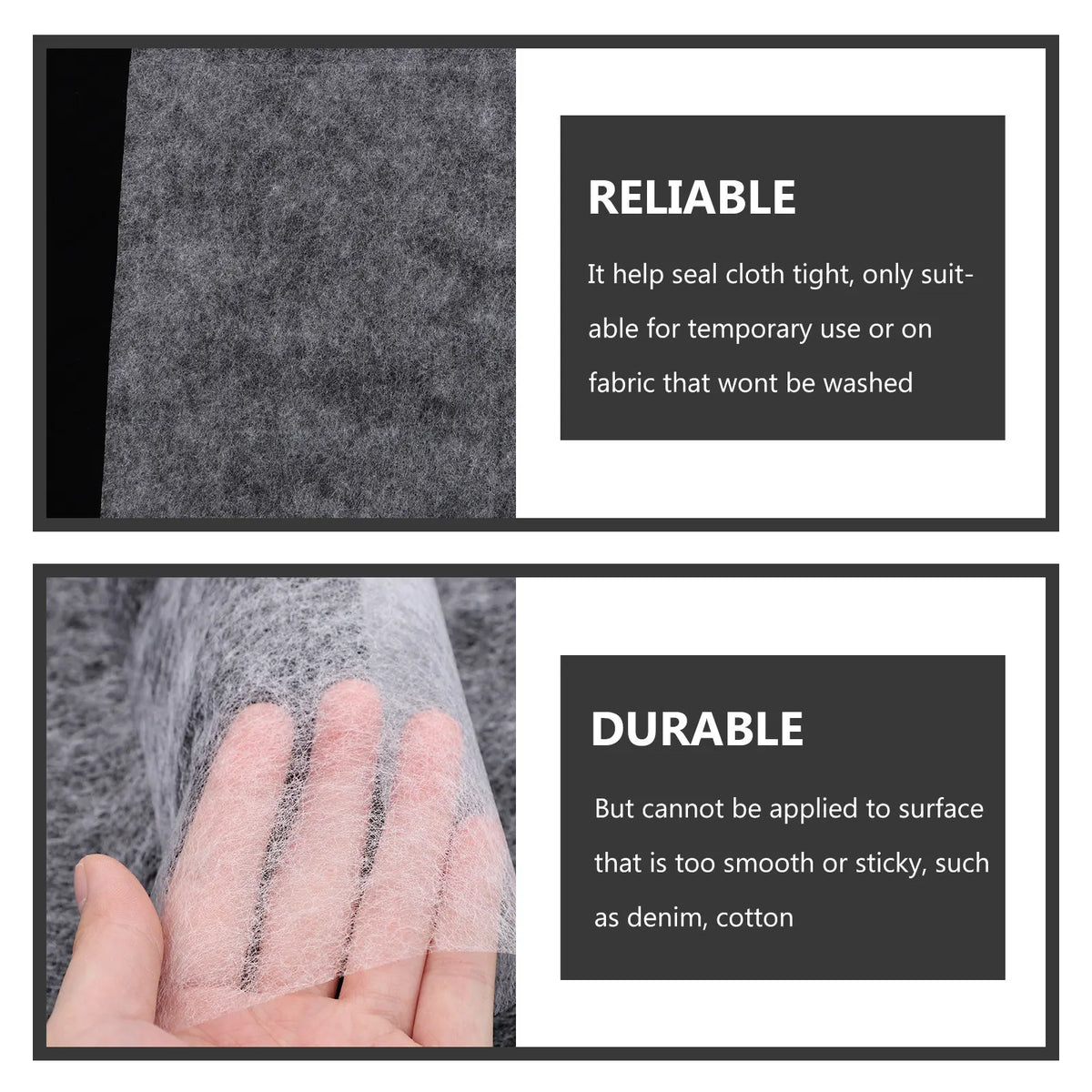 Hot Melt Interlining Film Double-Sided Adhesive Iron-on Fusible Cloth for Garment Sewing Home Decor Crafting Bags Hats Peaceful Pleasures Health and Wellness