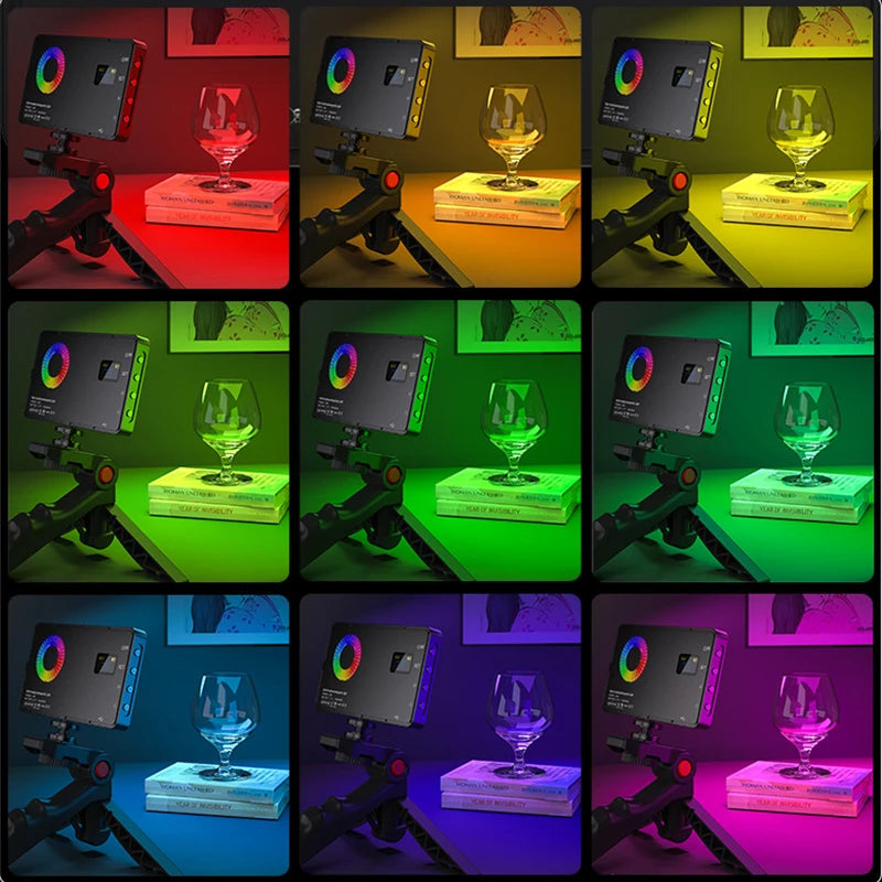 Mobile Led Light For Cell Phone Portable Led Light Portable Rechargeable Led Lamp Selfie Led Light Video Shooting Light RGB Peaceful Pleasures Health and Wellness