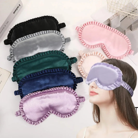 Silk Sleep Mask – 100% Blackout, Zero Eye Pressure, Soft Silk Sleep Mask Peaceful Pleasures Health and Wellness