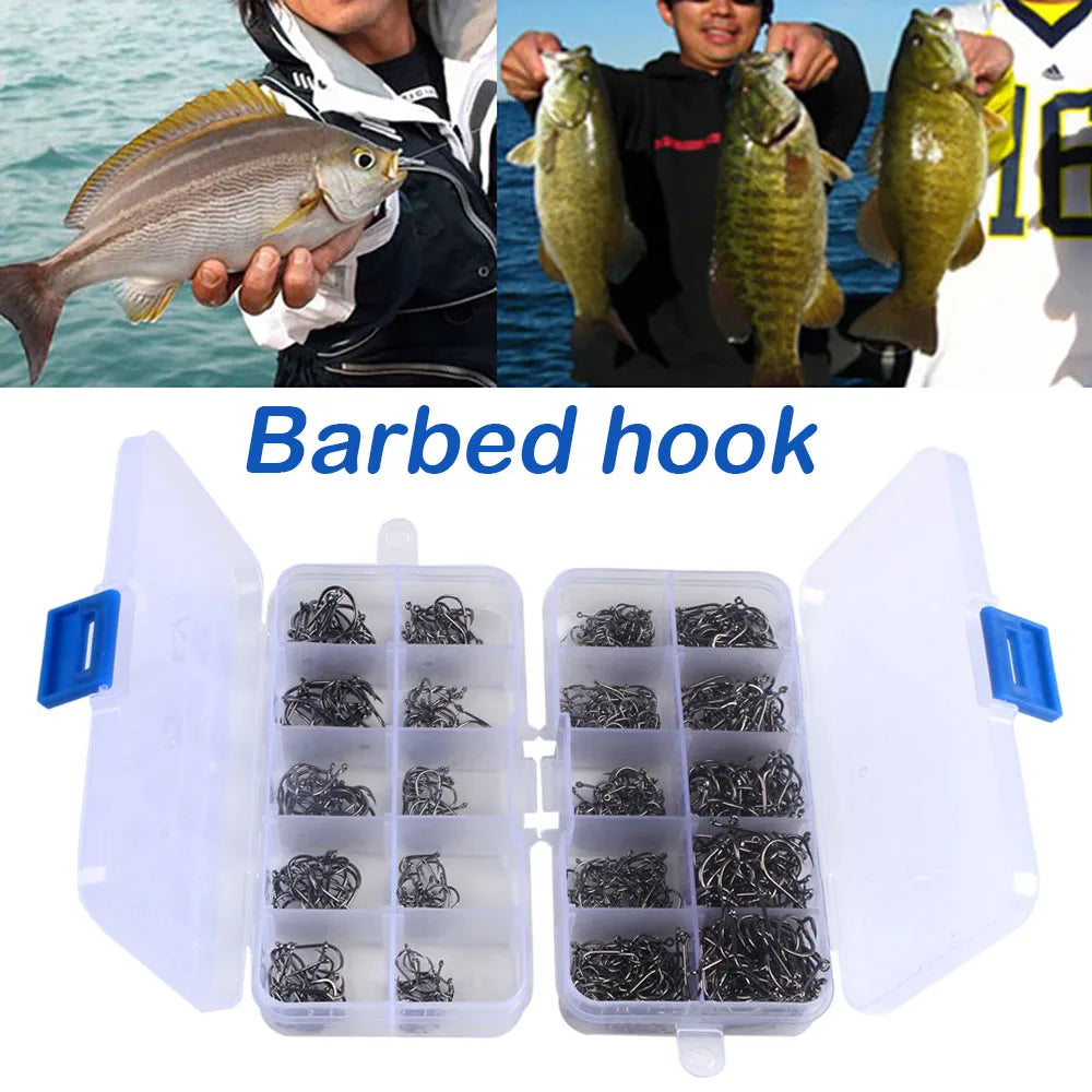 High Carbon Steel Fish Hook Barbed Fish Hook For Bait Fishing And Catch And Release Peaceful Pleasures Health and Wellness
