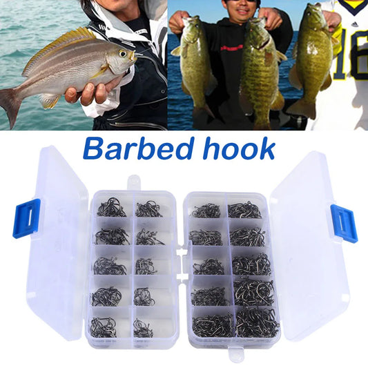 High Carbon Steel Fish Hook Barbed Fish Hook For Bait Fishing And Catch And Release Peaceful Pleasures Health and Wellness
