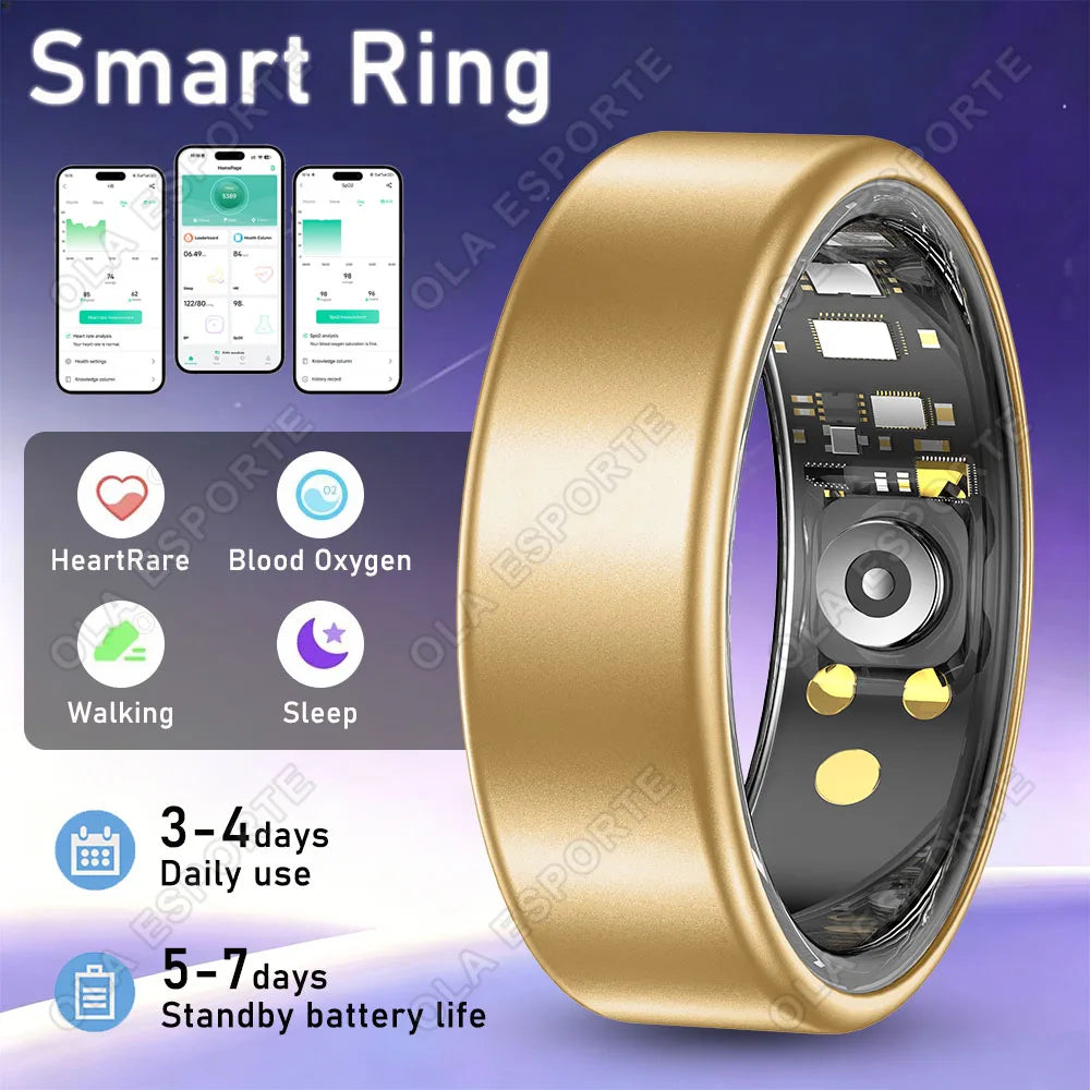 Smart Ring – Heart Rate, SpO₂ & Sleep Tracker | 5ATM
